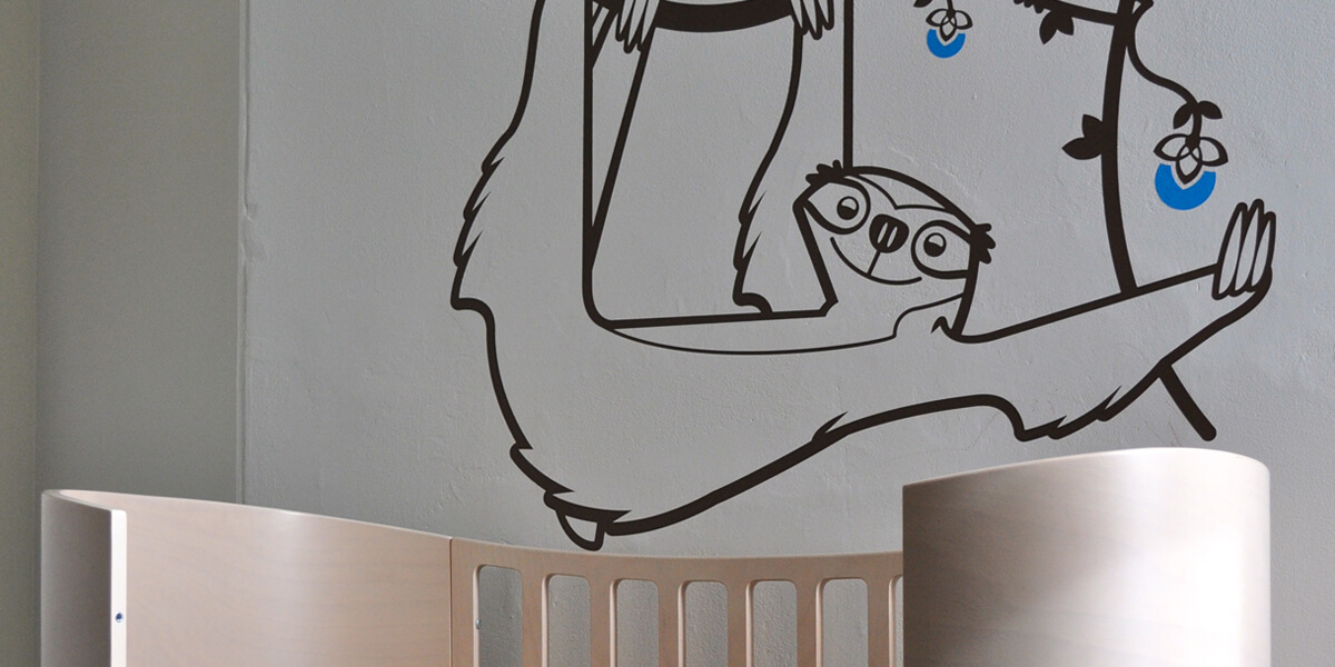e-glue wall decals for baby nursery