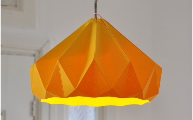 lámpara infantil origami chesnut snowpuppe (gris)