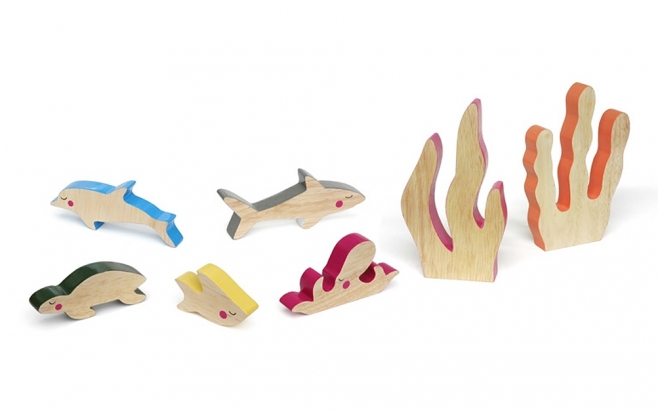 jouets enfants en bois cheekeyes kit fonds marins