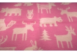 baby children kids wool blanket klippan forest pink