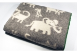 baby children kids wool blanket klippan jungle gray