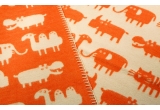 couverture coton bébé enfant klippan africa orange