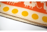 couverture coton bébé enfant klippan africa orange