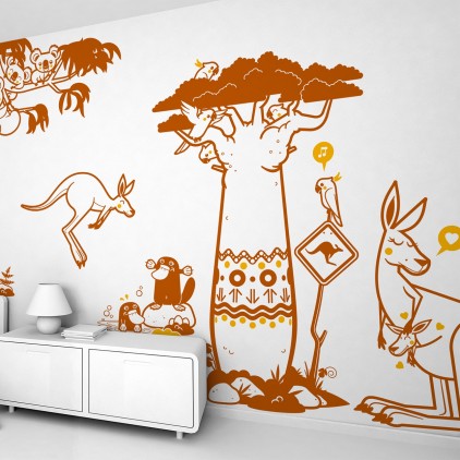 kit vinilos infantiles bebé australia