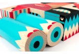 wooden building blocks game stack and scare 4 by uncle goose