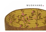 cestas infantiles reversibles de fieltro marron M por Muskhane