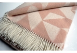 couverture laine twist a twill (rose clair)