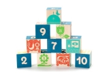 wooden numbers blocks for kids by uncle goose