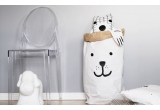 sac de rangement en papier ours par tellkiddo