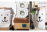 sac de rangement ours pour chambre enfant