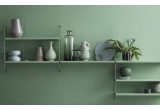 estantería de pared para habitación infantil string pocket verde