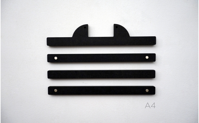 animal ear wood print hangers for kids
