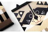 wooden print hanger Earwigo Raccoon