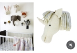 Felt Animal Heads by Fiona Walker, Unicorn