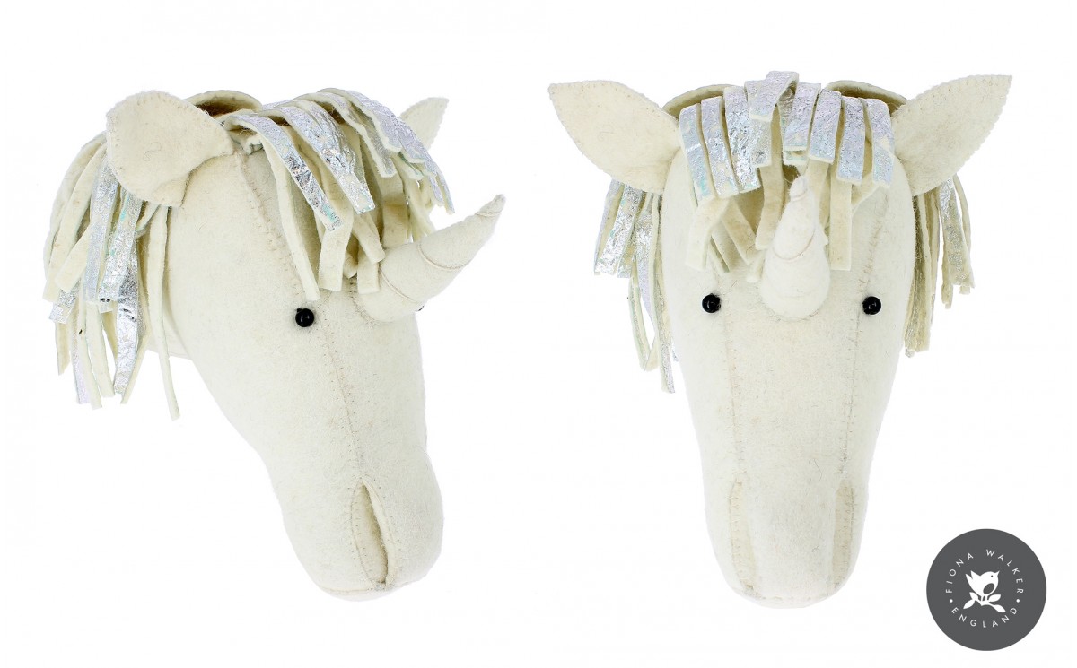 Support en bois 'Gomille' Tête Licorne 7x7 cm - La Fourmi creative