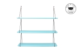 Babou shelves aqua blue by Rose in April