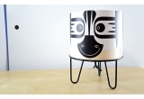 kids table lamp Minilum Zebra, wood and metal