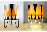 kids lamp Minilum black Tiger geometric pattern