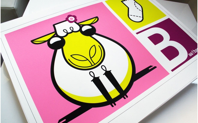 sheep Baby Posters Prints