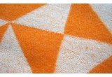couverture laine twist a twill (orange)