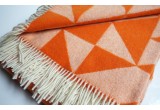 couverture laine twist a twill (orange)