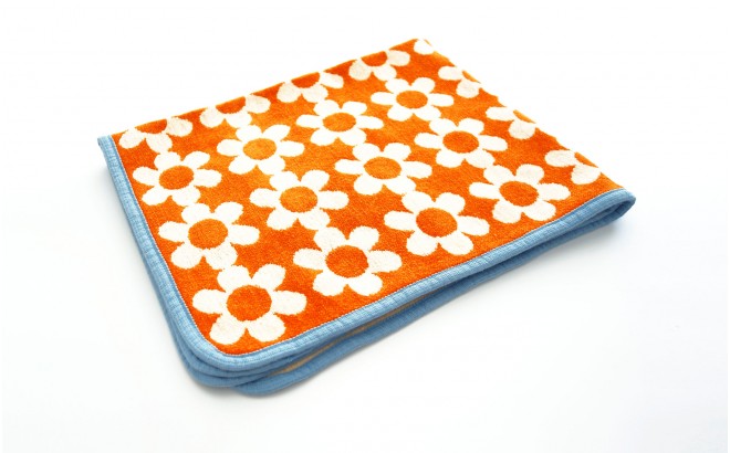Orange on sale baby blanket