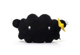 cojin peluche felpa nube negro para bebé y niños por Noodoll