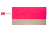 alfombra infantil rectangulo de fieltro rosa Potala por Muskhane
