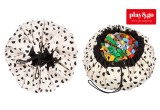 Sac Rangement de Jouets et Tapis de Jeux Play and Go Panda