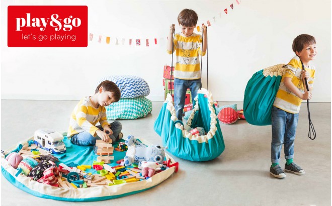 Saco Alfombra de Almacenamiento Play and Go para Habitaciones Infantiles