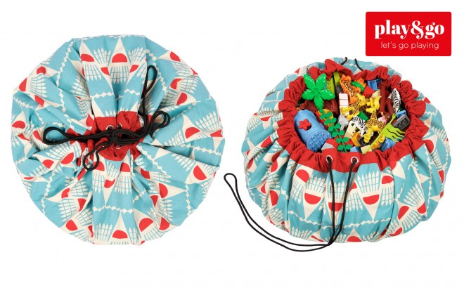 Play and go-sac et bac a jouets badminton Playgo