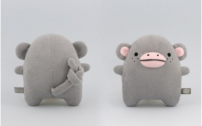 muñeco Mono, felpa para bebé y niños Ricecoco gris por Noodoll