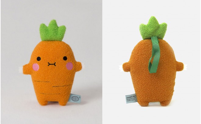 plush toy for babies and kids Ricecrunch carrot by Noodoll