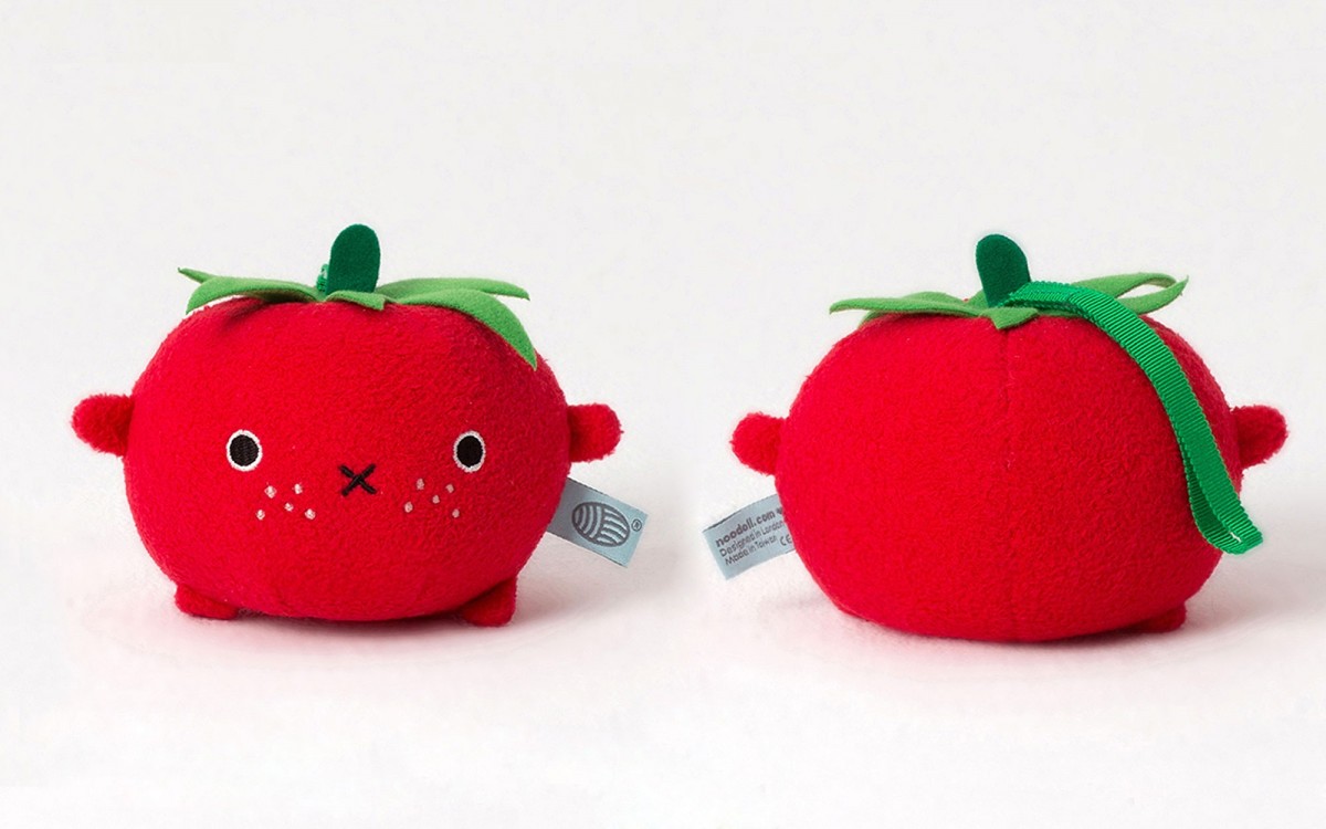 plush toy Ricetomato red