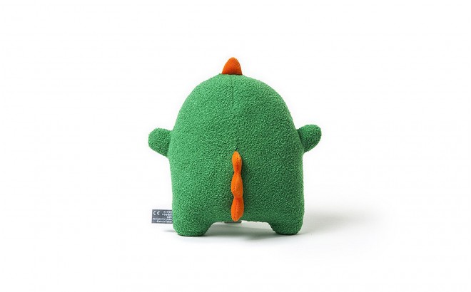 plush toy for babies and kids Dinosaur green by Noodoll