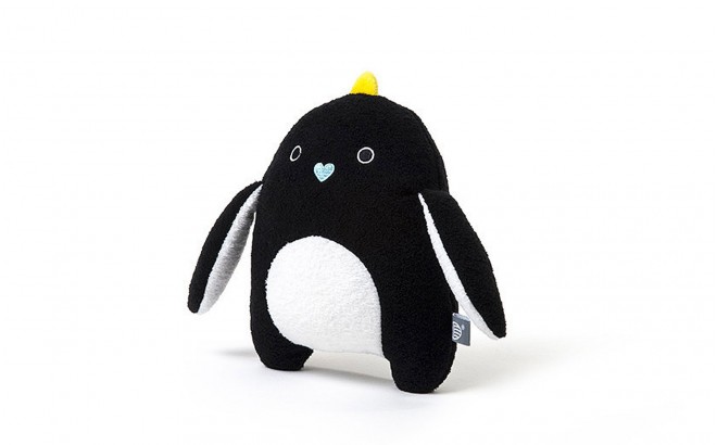 plush toy for babies and kids Ricekating black by Noodoll