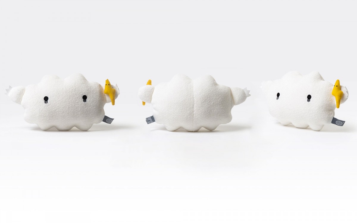 cloud plush toy Ricestorm white