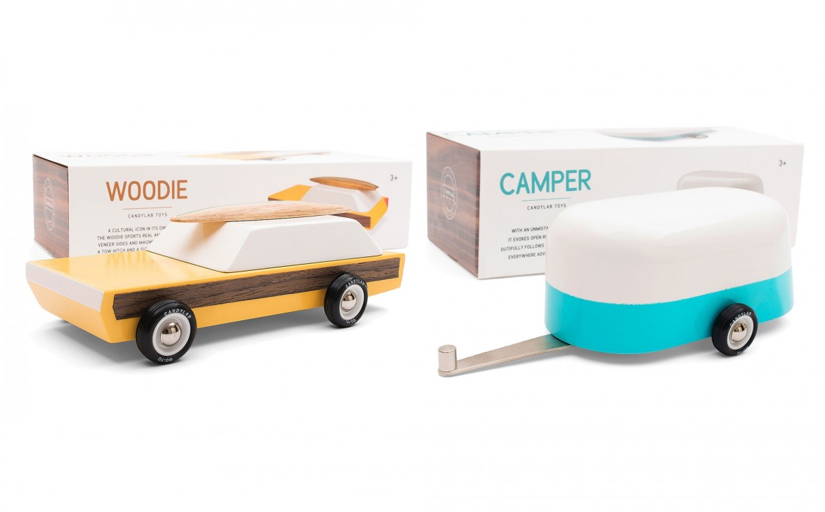 VOITURE WOODIE et CAMPING-CAR CAMPER pour ENFANT, Jouet et