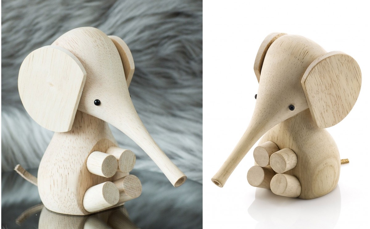 Wooden Baby Elephant by Lucie Kaas, Baby Nursery Decor ...