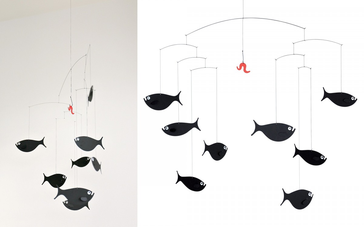 shoal of fish baby mobile