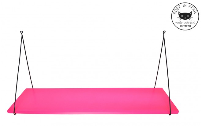 estantería Babou rosa neon por Rose in April