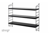 kids room shelves string pocket black