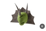 Felt Animal Heads by Fiona Walker, Dino Triceratops