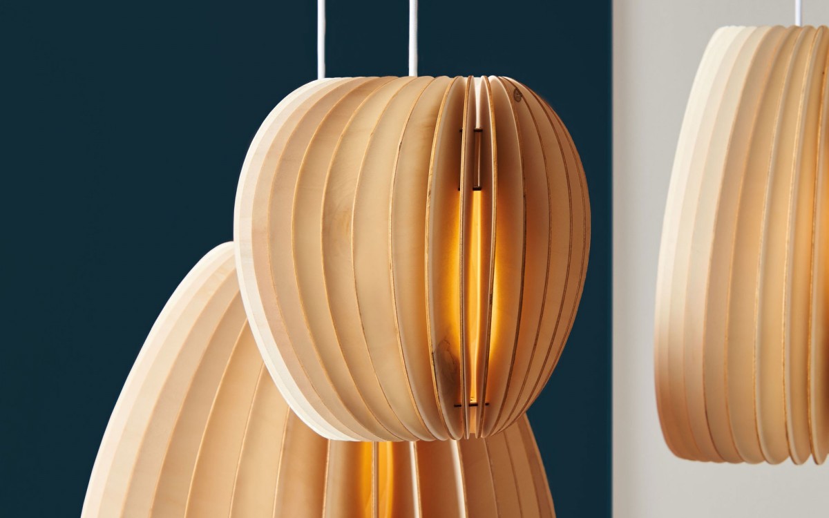 wood pendant light for kids pirum