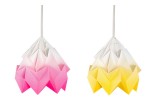 lámpara infantil origami moth gradient snowpuppe (rosa)