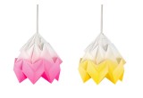 lampe origami enfants moth gradient snowpuppe (rose)