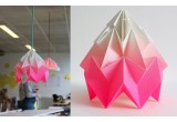 lámpara infantil origami moth gradient snowpuppe (rosa)