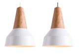 white metal and bamboo wood light lamp for kids room