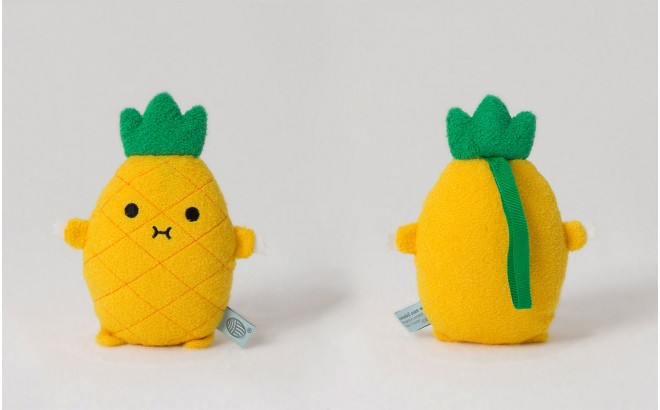 plush toy for babies and kids RiceAnanas yellow by Noodoll