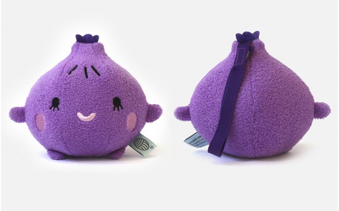 plush toy for babies and kids purple fruit Ricefig by Noodoll